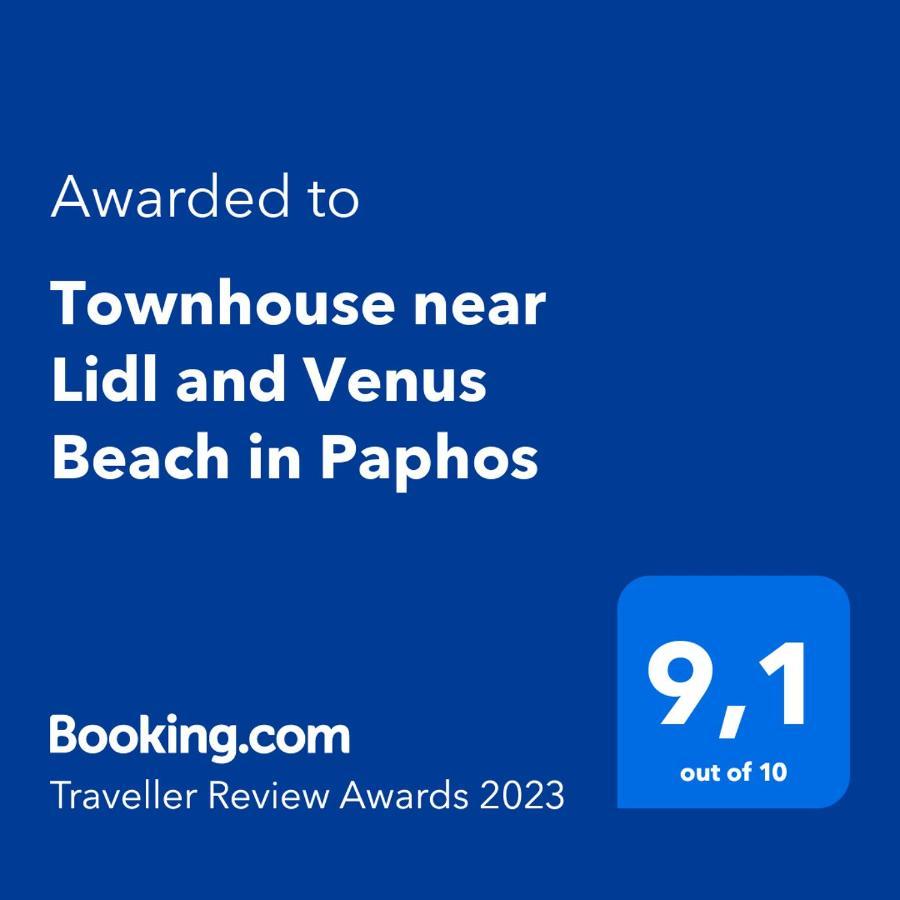 Isabella Court Townhouse Near Venus Beach And Lidl Paphos Kültér fotó